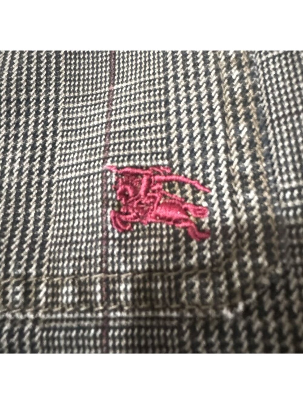Burberry Blue Label Japan Plaid Straight Leg Womens Pants Women Size L - Picture 6 of 14